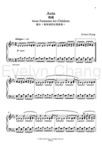 Ants - Fantasies for Children - Score (PDF)