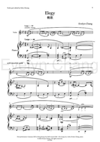 Elegy – Violin and Piano – Score and Part – (PDF)